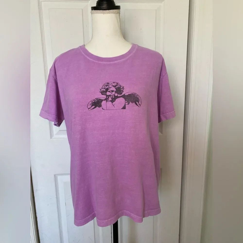 Topshop Angel Purple Shirt